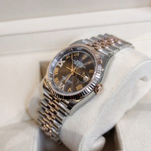 Rolex Datejust 126231 Dark Rhodium VI IX Roman 36mm