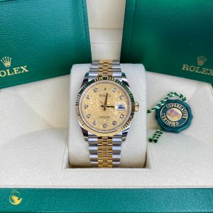 Rolex Datejust 126233 Vi Tính Vàng 36 mm