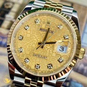 Rolex Datejust 126233 Vi Tính Vàng 36 mm